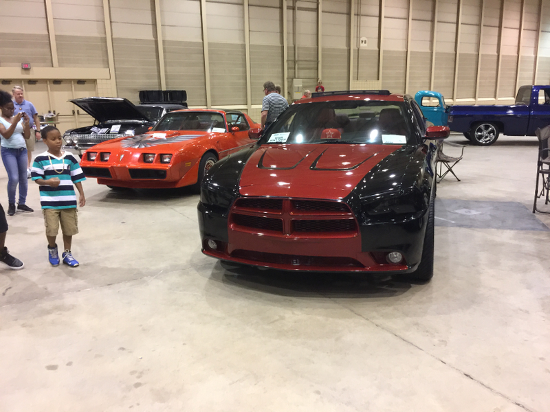 That trans am was actually kinda neat. I took this picture because I find it hilarious that someone would display a 2006 charger for 2 days inside a convention center